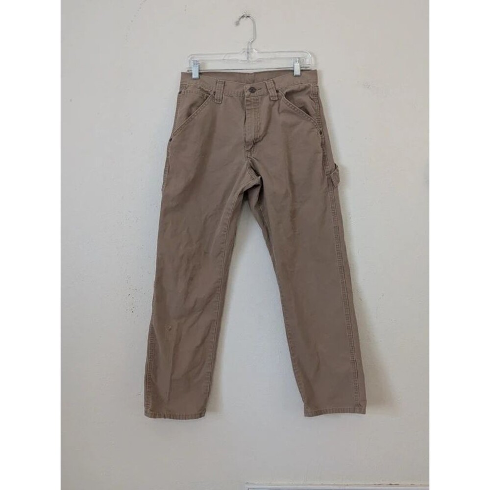 Wrangler Men's Carpenter Jeans, Size 30x30, Tan